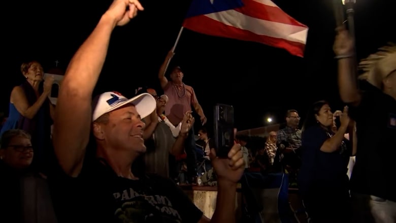Spectators gather in Bad Bunny’s hometown to watch the halftime show
