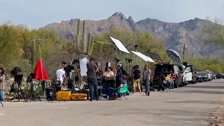 Media presence grows outside Nancy Guthrie’s home