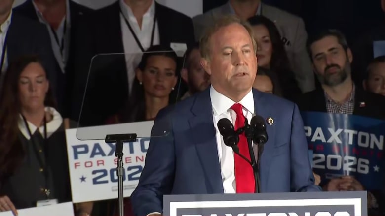 Paxton says primary results show 'Texans want new leadership'