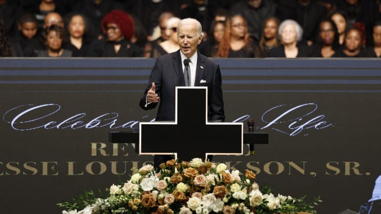 Biden: Rev. Jackson 'used his gifts to influence generations'