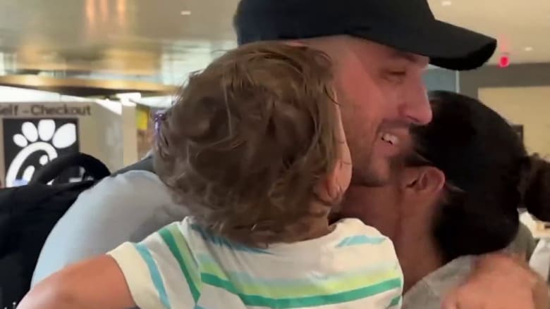 American makes it home for son's birthday after being stranded in Dubai