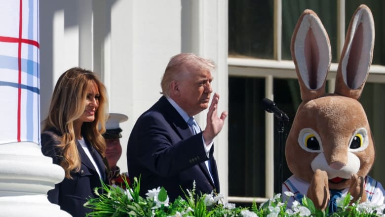 Trump says White House has more than 40,000 eggs for the Easter Egg Roll
