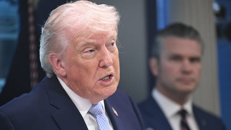 Trump discusses rescue operation for U.S. airmen shot down over Iran