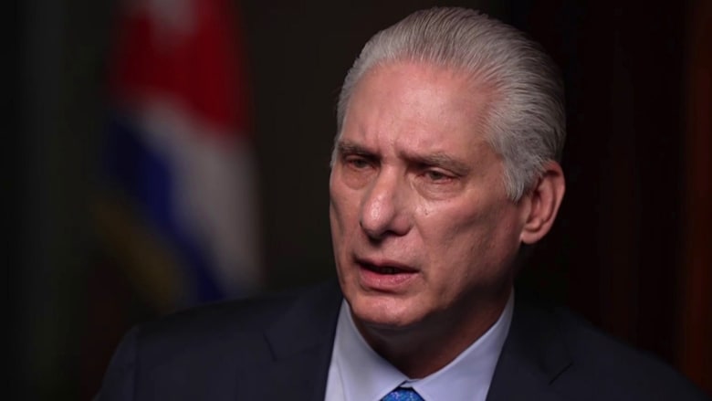 Cuban president speaks out as tensions rise with the U.S.