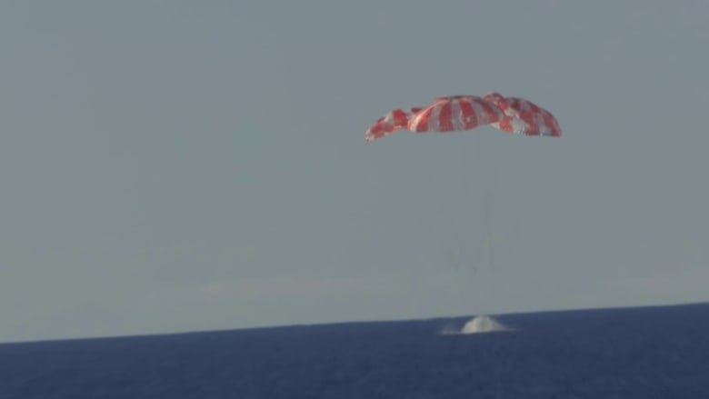 Artemis II splashes down in Pacific Ocean after 10-day mission