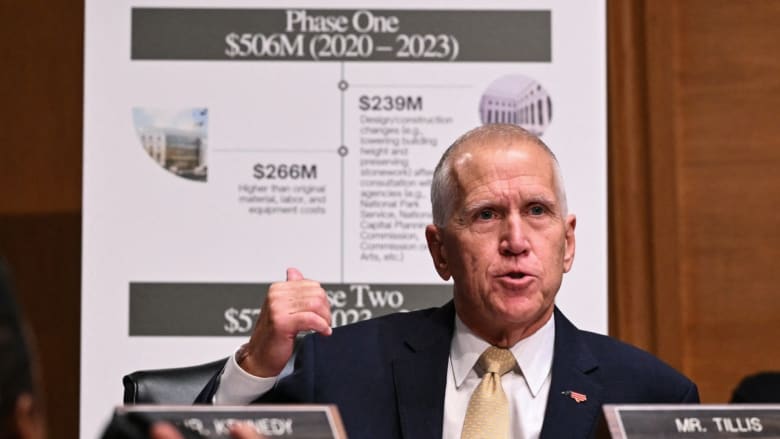 Tillis calls for Powell investigation to be 'taken down' at hearing for next Fed chair