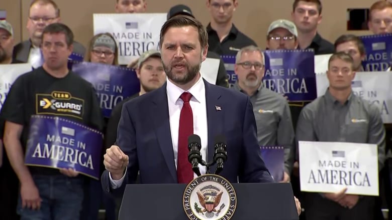 'This is not a normal election': Vance addresses Iowa voters in support of GOP candidate