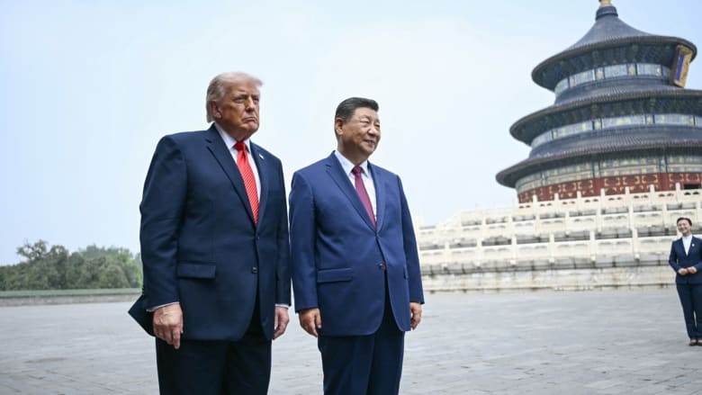 President Trump visits Temple of Heaven following historic U.S.-China summit