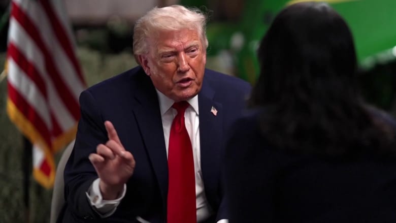 Why did Trump end "Meet the Press" interview?