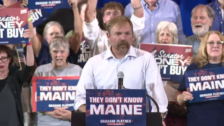 ‘My job is to earn your trust’: Platner speaks to voters after projected win