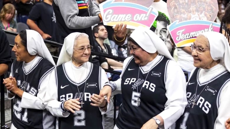 Who are the nuns praying for the San Antonio Spurs?