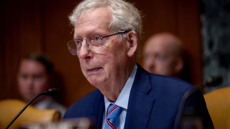 Former Sen. Mitch McConnell hospitalized, spokesperson says