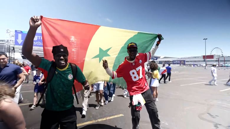 Senegal fans flock to New Jersey to watch their team take on France in the World Cup
