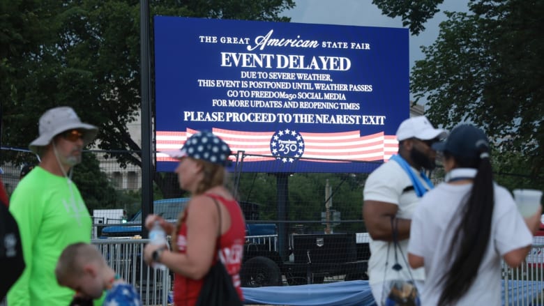 Thousands evacuated from National Mall due to weather