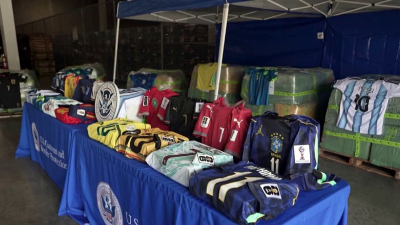 Federal agents crack down on fake World Cup merchandise trying to flood the market