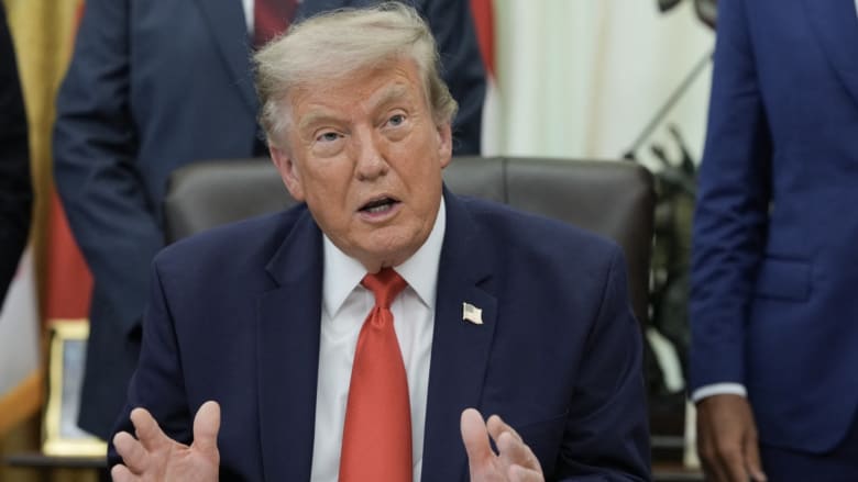 Trump says he wants tariffs on Iran to be added to Russia sanctions bill