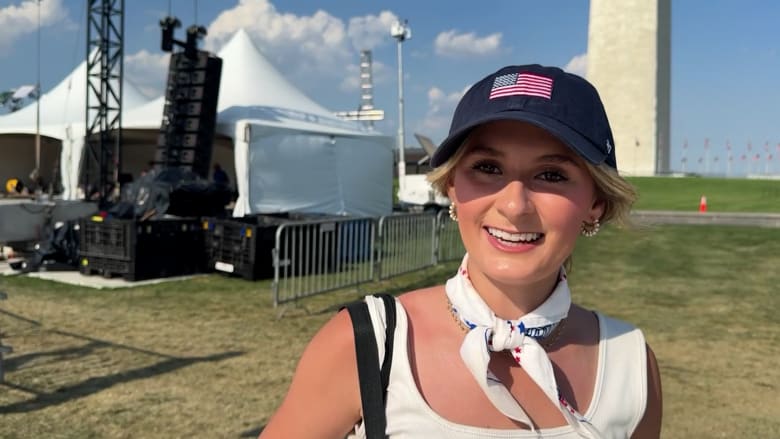 Spectators arrive at the 'Salute to America 250' celebration in D.C.