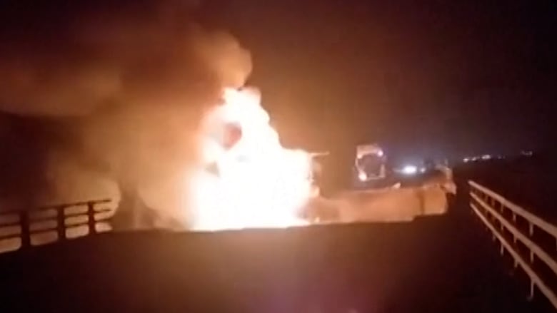 Iranian bridges severely damaged after sixth night of U.S. strikes