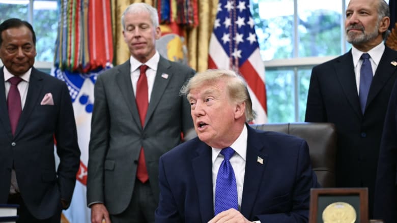 Trump answers questions about Iran and the midterms after steel plant announcement