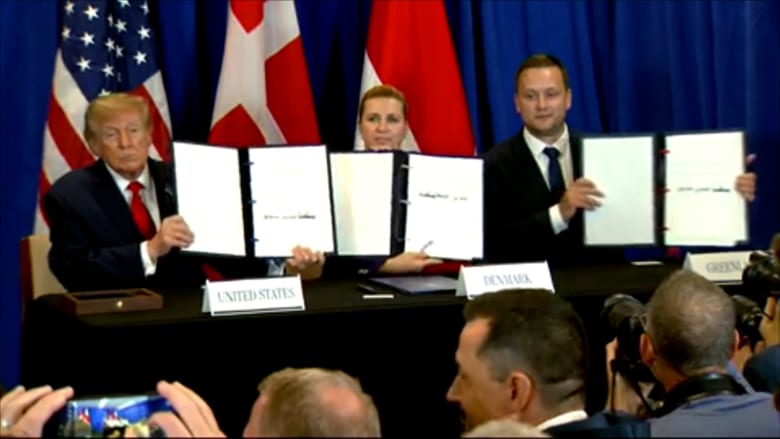 Trump signs deal with Denmark over U.S. military presence in Greenland