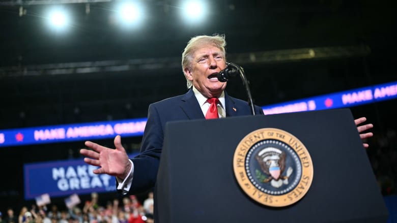 Trump claims protester at Ohio rally was ‘paid’
