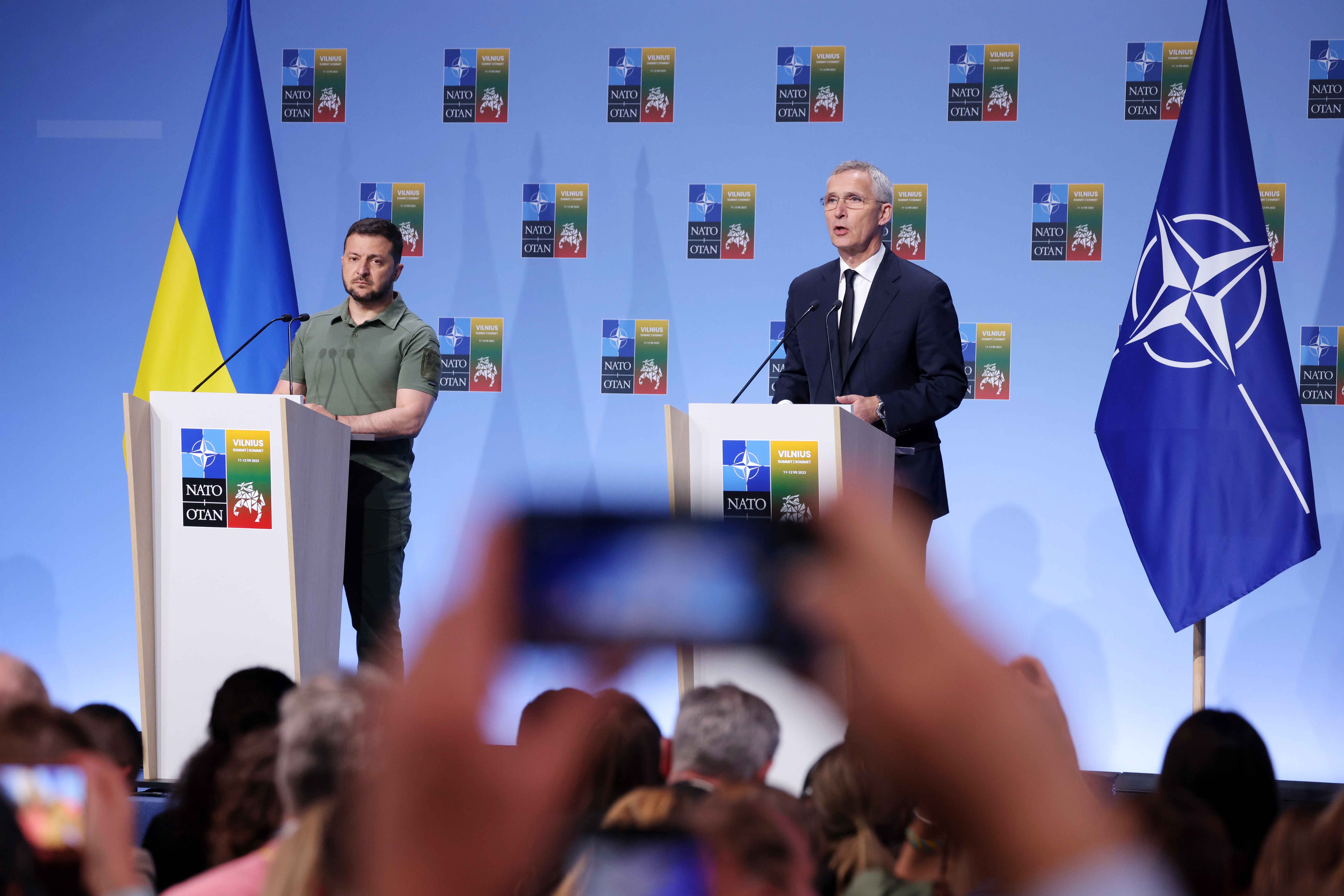 Zelenskyy Stoltenberg NATO