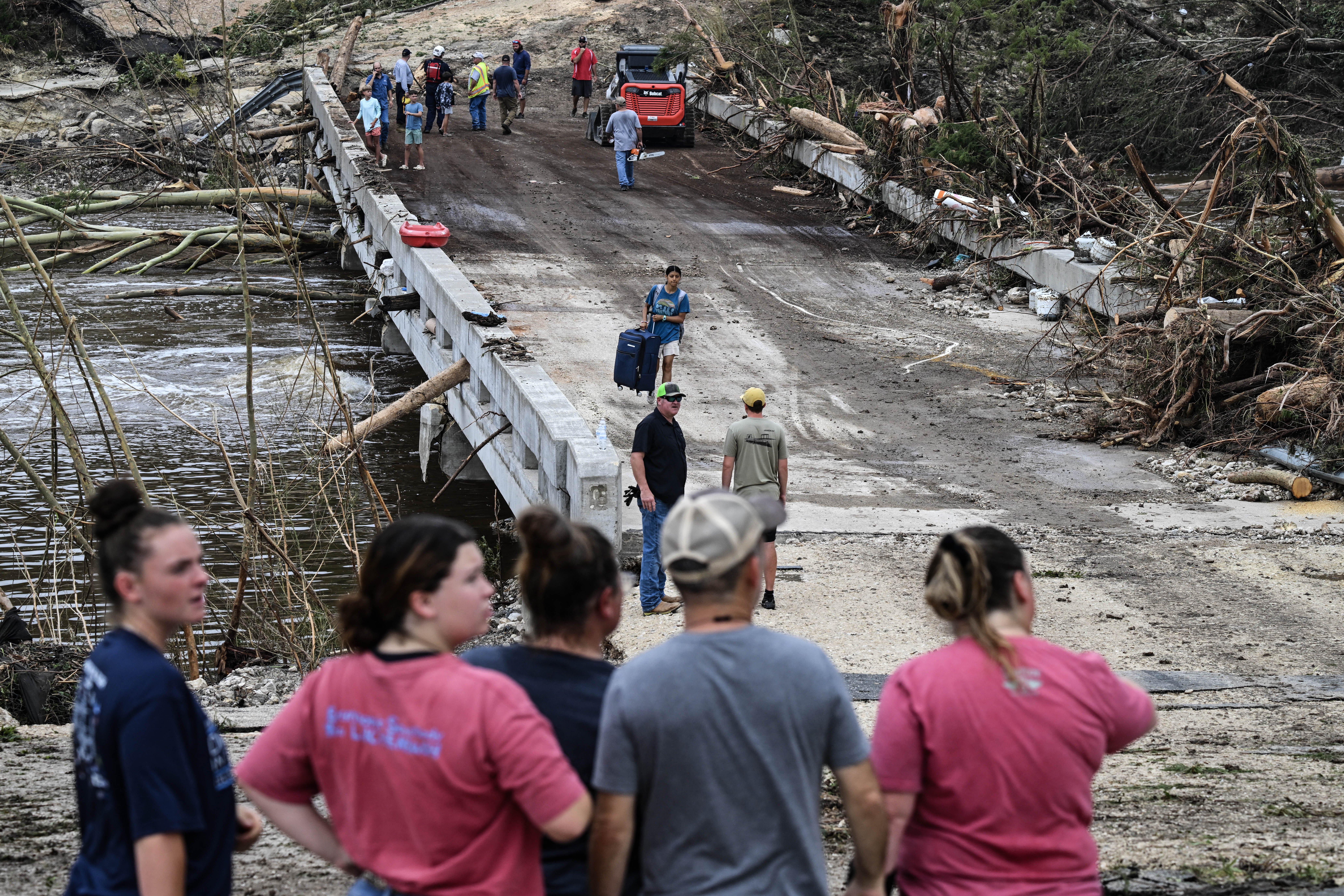 Image: TOPSHOT-US-FLOOD-WEATHER