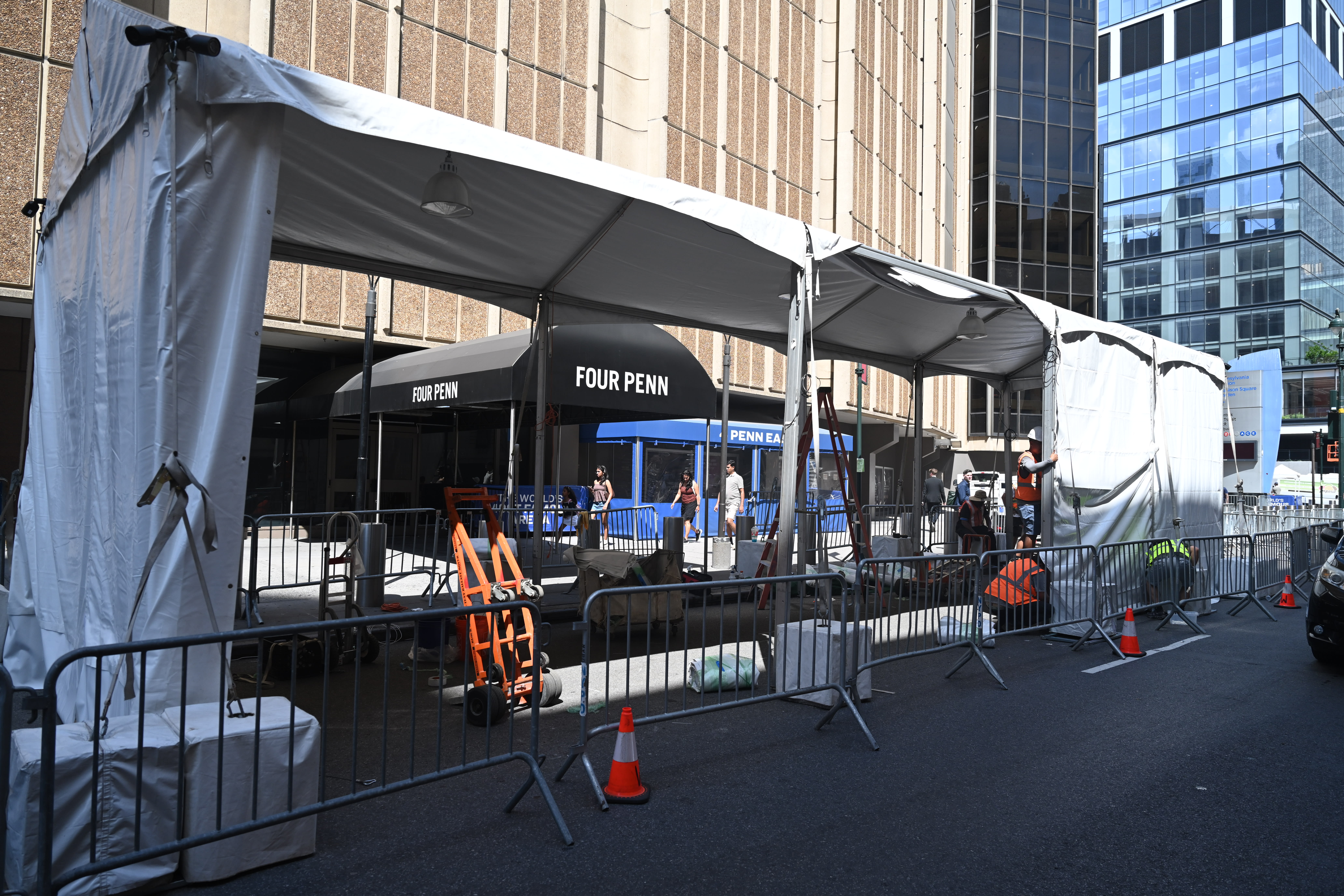 General views around Madison Square Garden on July 2, 2026.