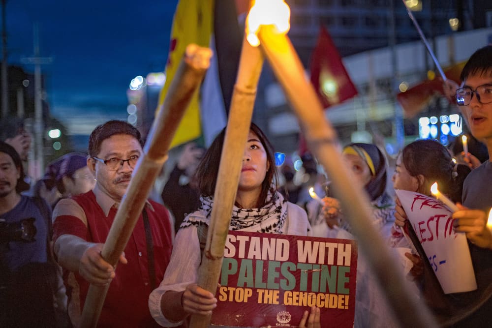 Image: Pro-Palestinian Supporters Protest Across Asia On First Anniversary Of Hamas Attack