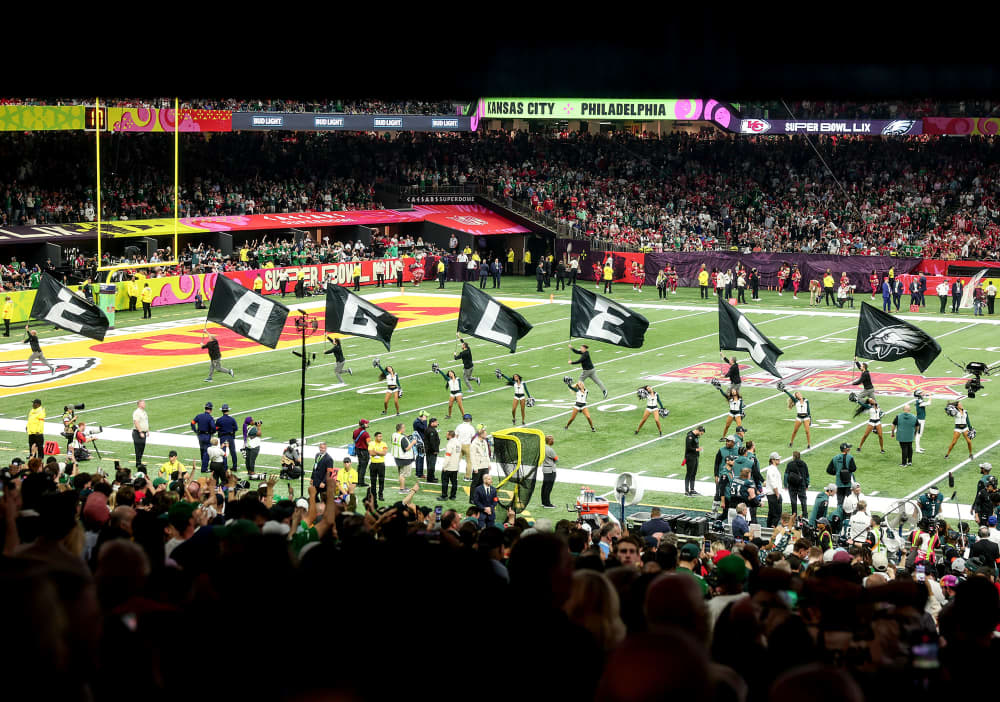 Atmosphere at Super Bowl 59 at Caesars Superdome.
