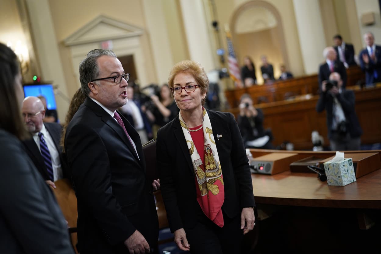 Image: Former U.S. Ambassador To Ukraine Marie Yovanovitch Testifies At Impeachment Hearing