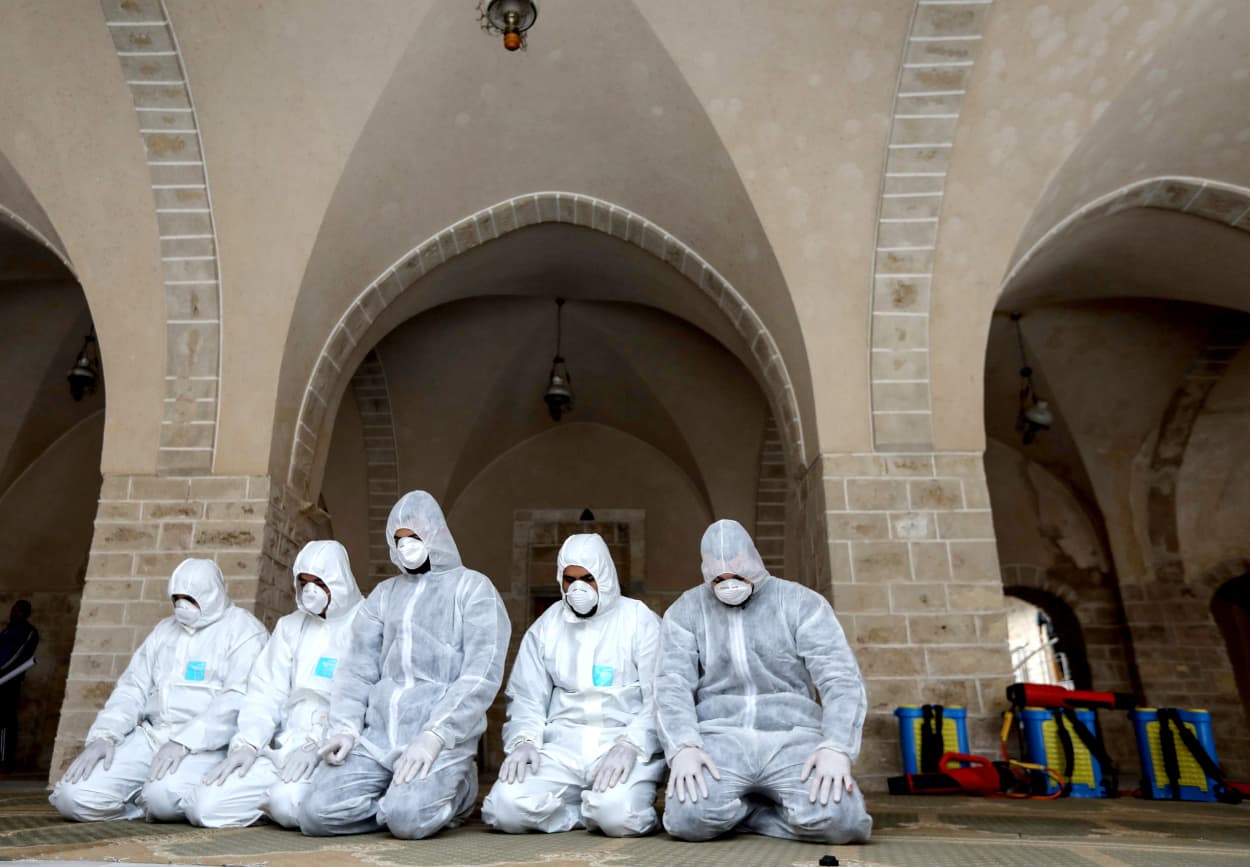 Image: PALESTINIAN-HEALTH-VIRUS