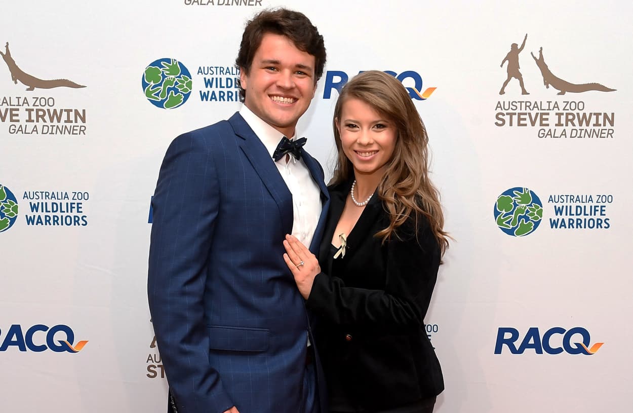 Image: Bindi Irwin with fiance Chandler Powell