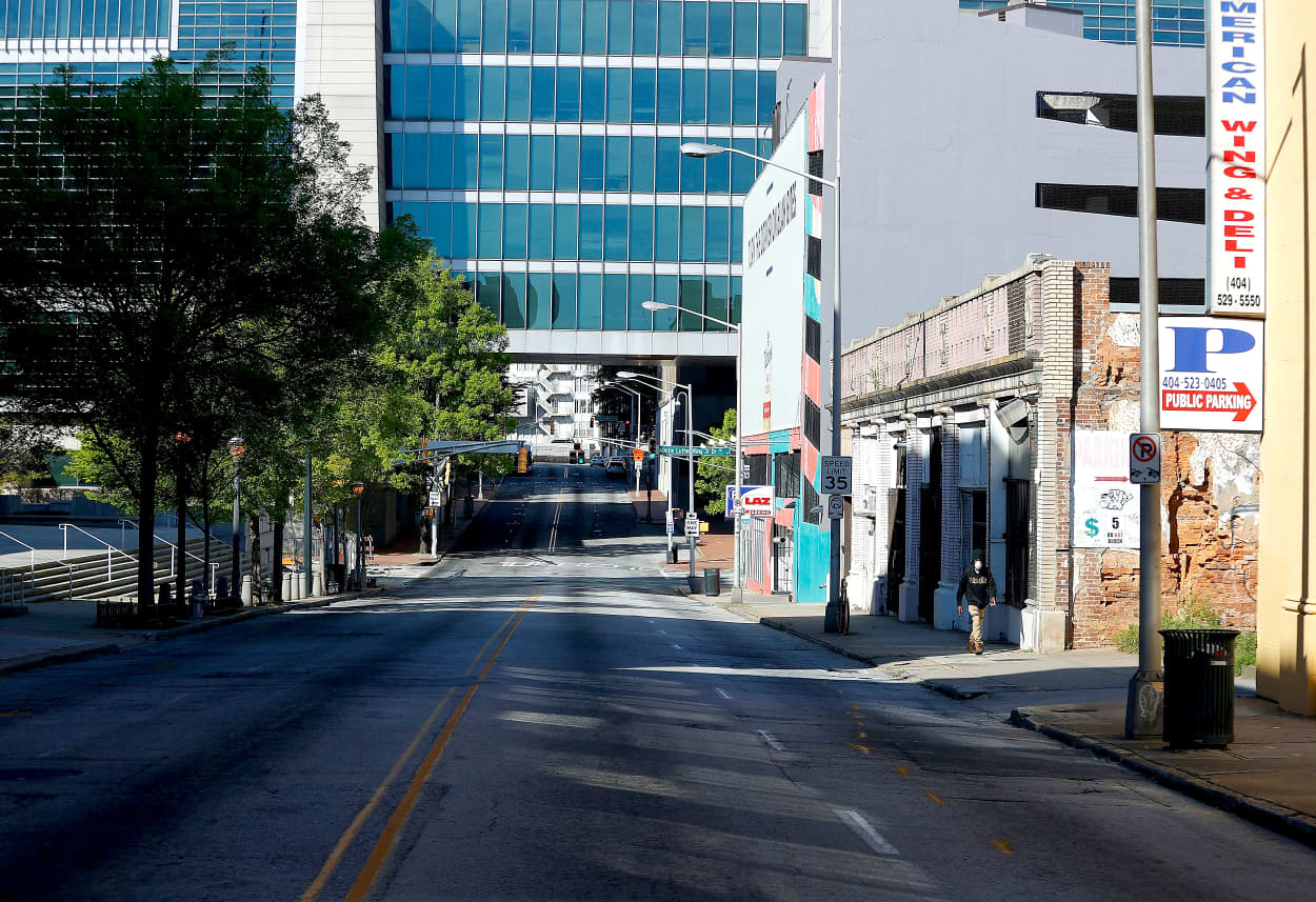 Image: Coronavirus Pandemic Causes Climate Of Anxiety And Changing Routines In America