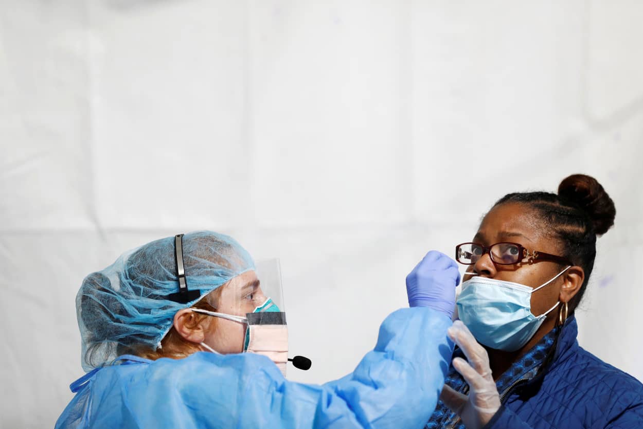 Image: Coronavirus disease (COVID-19) outbreak, in New York