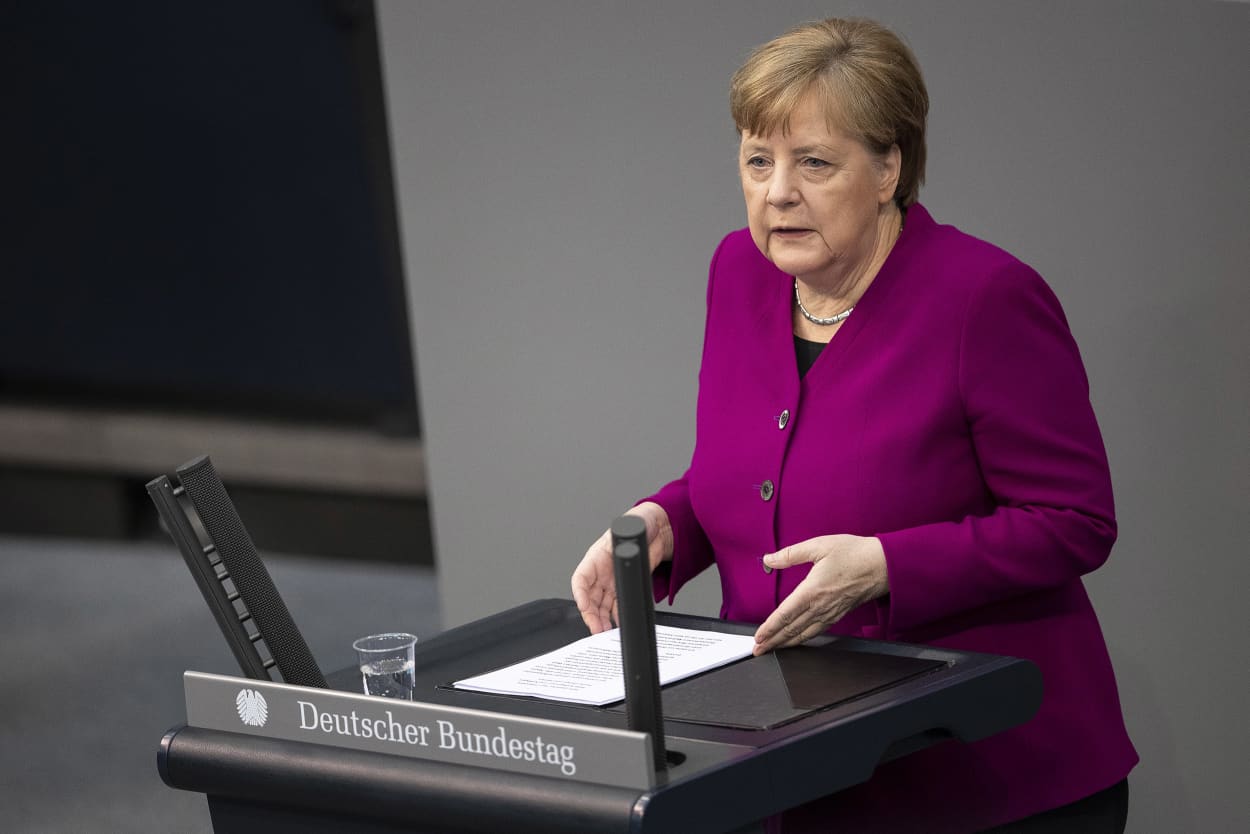 Image: German Chancellor Angela Merkel.