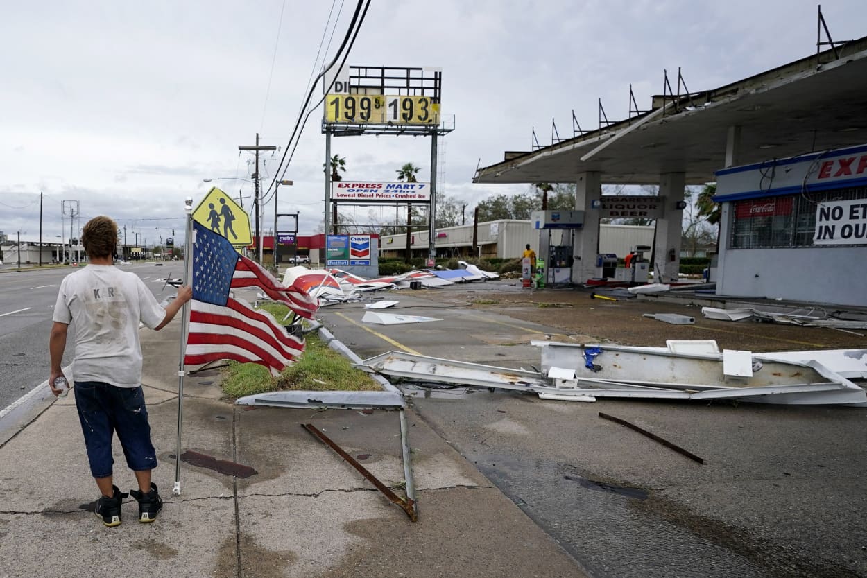 Image: Hurricane Laura aftermath in Lake Charles Louisiana