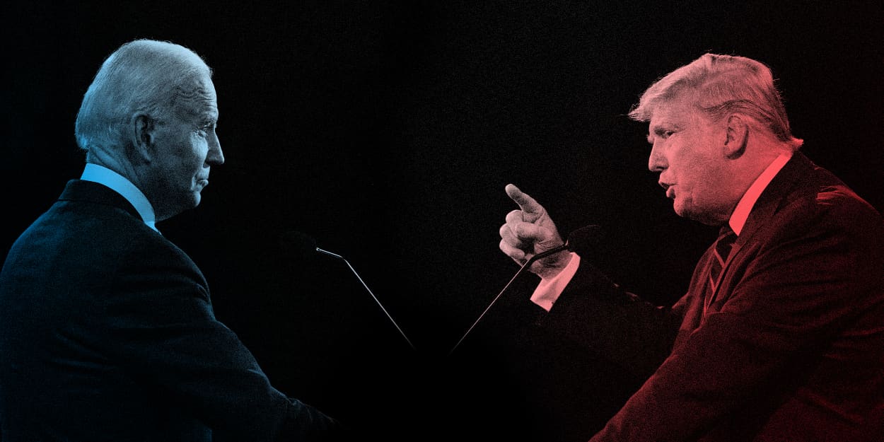 Image: Joe Biden and President Donald Trump will participate in the last presidential debate on Thursday night.