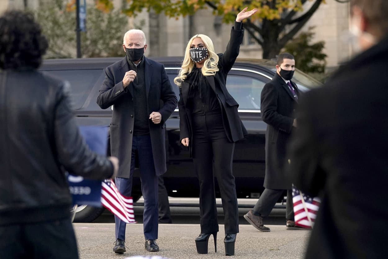Image: Joe Biden, Lady Gaga