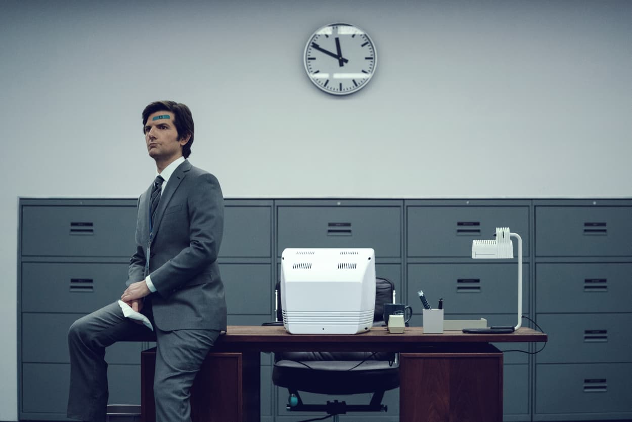 Adam Scott in “Severance,” which premiered February 18, 2022 on Apple TV+.