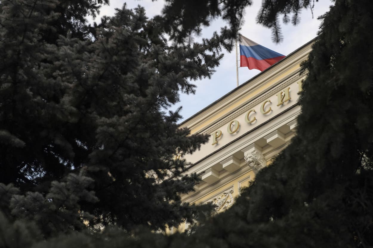 The Central Bank of Russia in Moscow on March 7, 2022.
