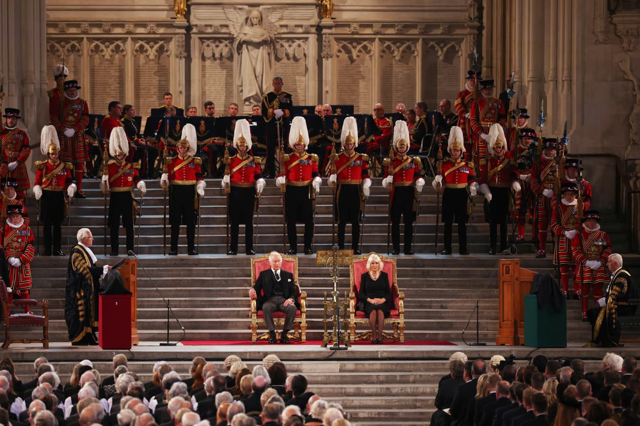 Image: Presentation Of Addresses By Both Houses of Parliament To His Majesty King Charles III