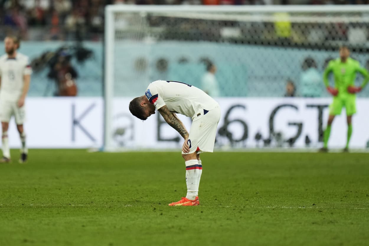 Unites States players reacts during the World Cup