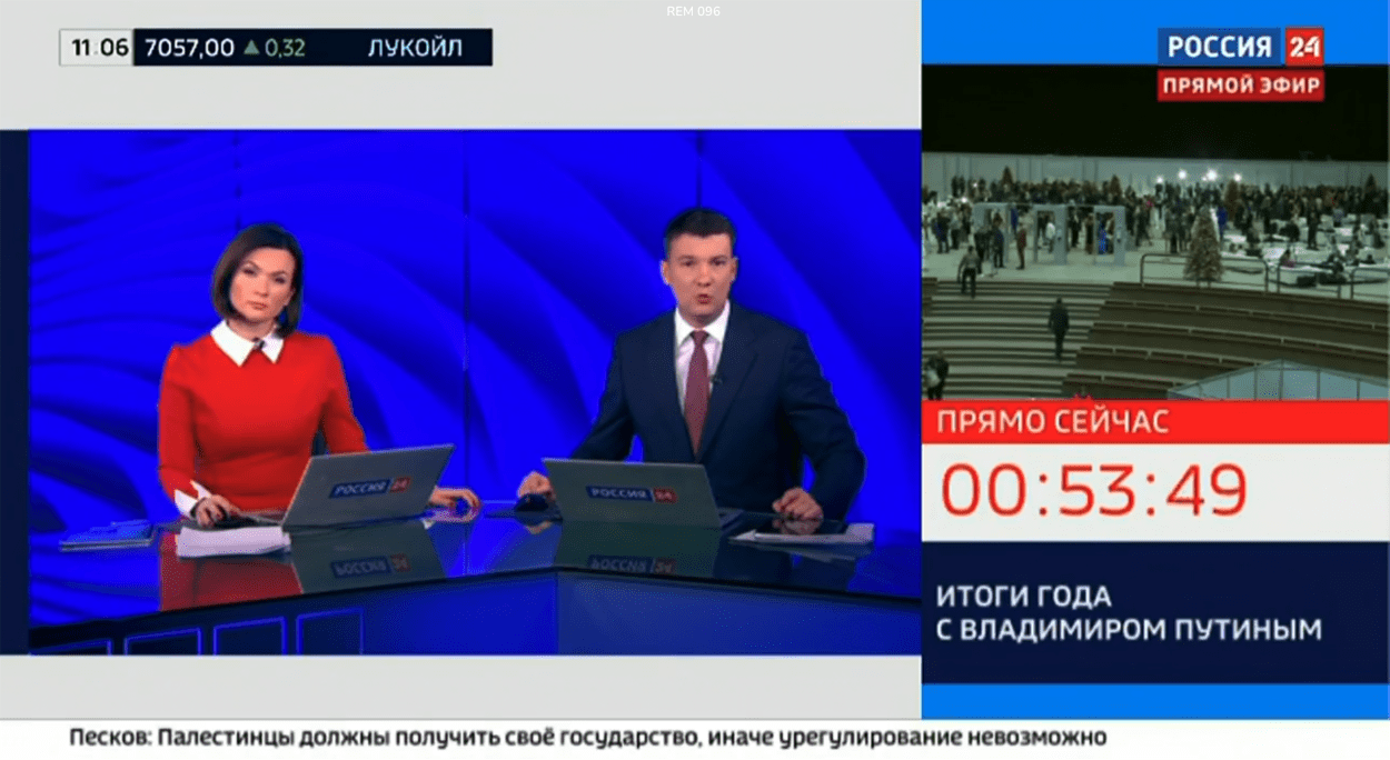 Russia 24 Putin Countdown Timer