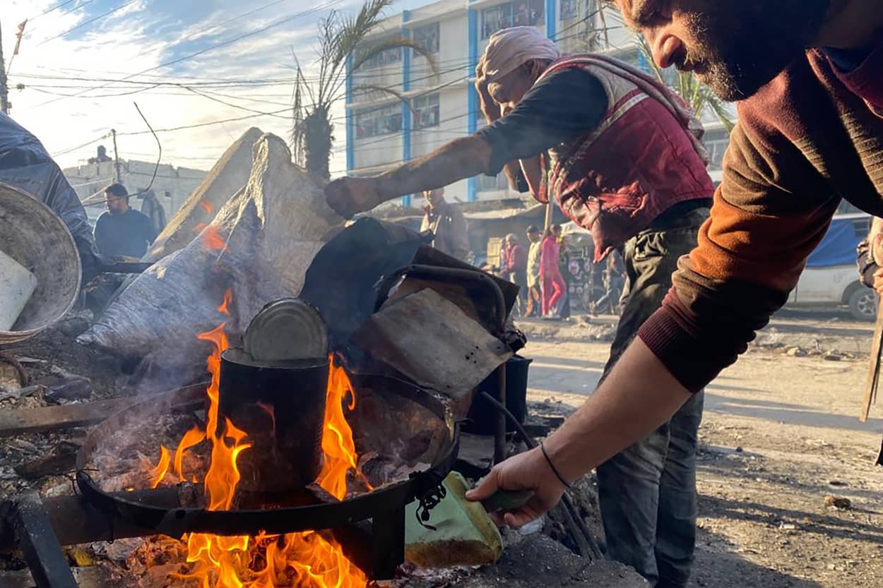 Food Aid Southern Gaza Hunger