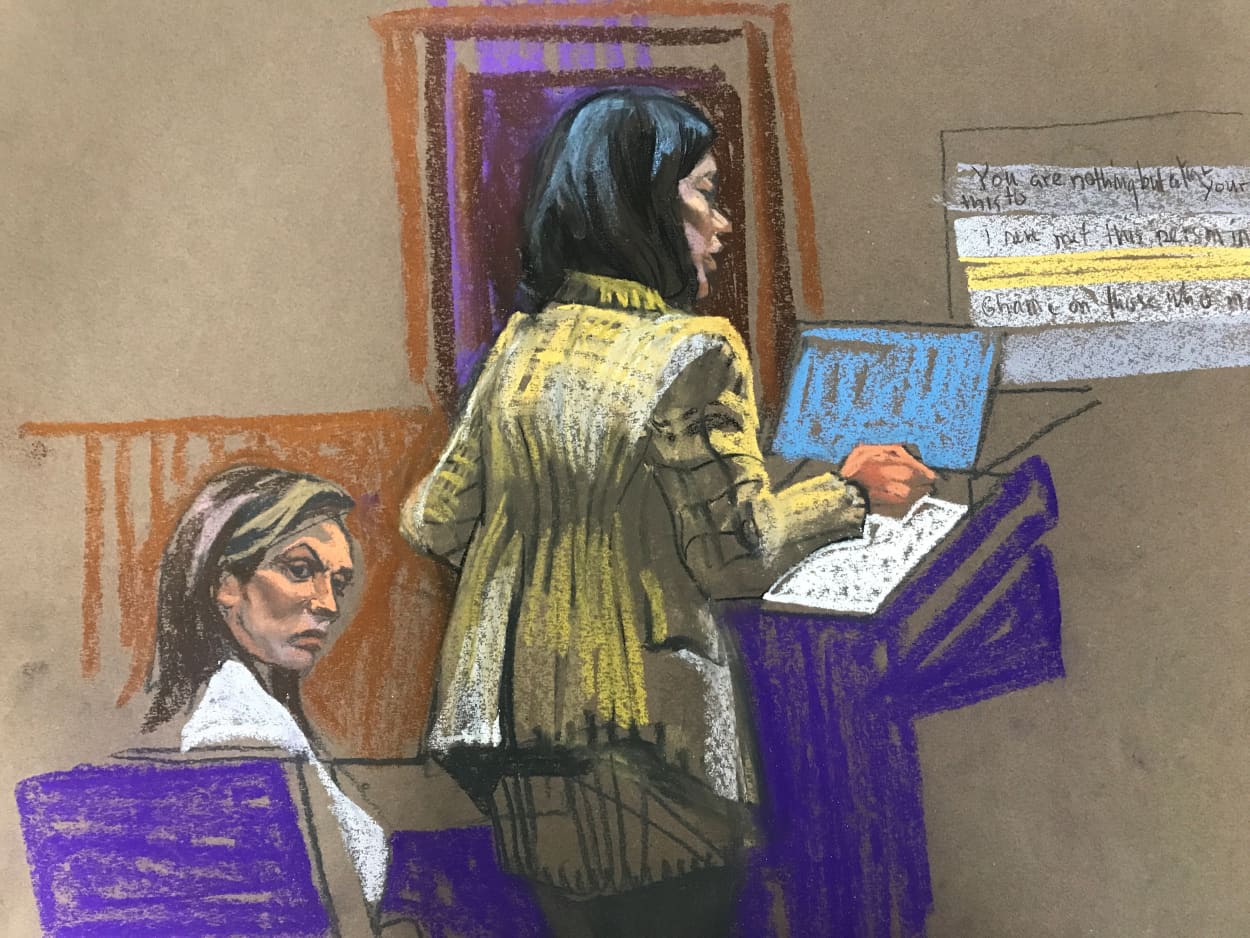 Inside the Manhattan federal court in New York for the second defamation trial of former magazine columnist E. Jean Carroll against Donald Trump, on Jan. 16, 2024