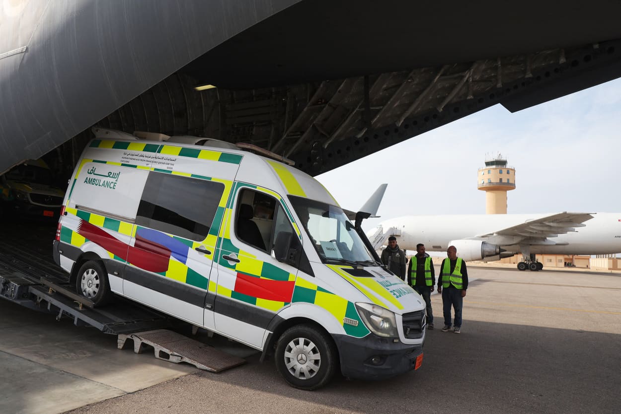 Gaza Aid Ambulances