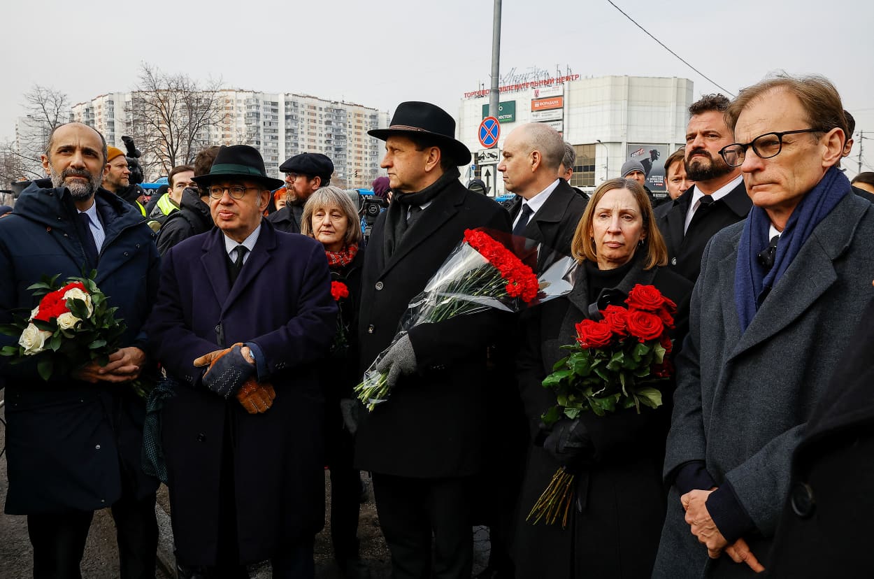 Funeral of Russian opposition leader Alexei Navalny