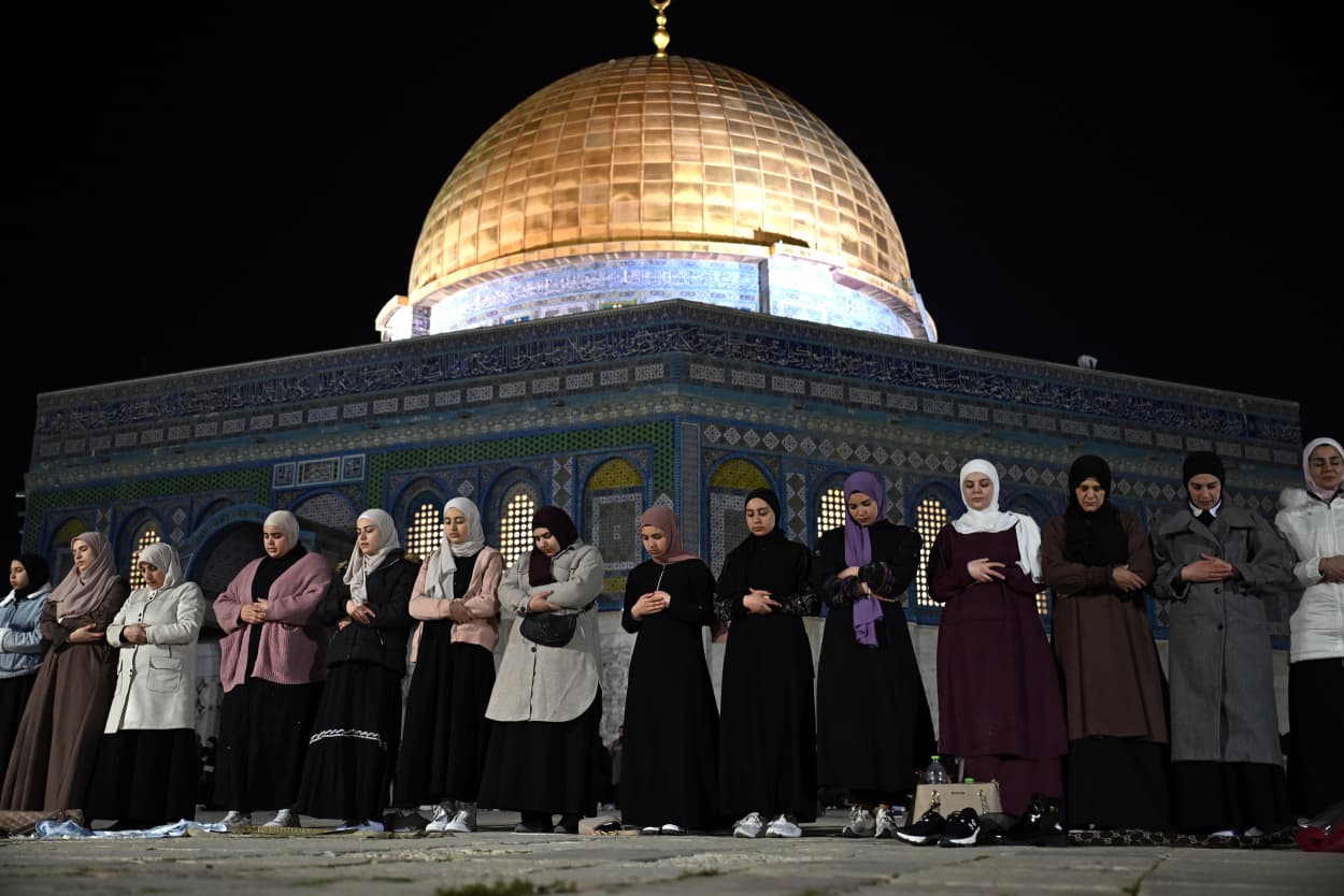 First Tarawih prayer at Masjid al-Aqsa