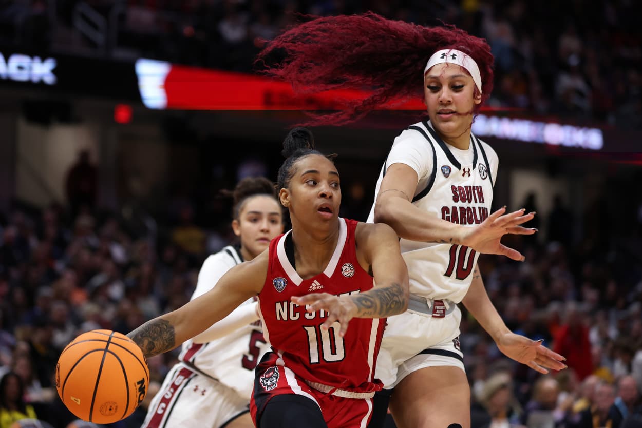 Image: North Carolina State v South Carolina ncaa basketball women's